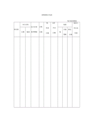 采购数量计划表.docx