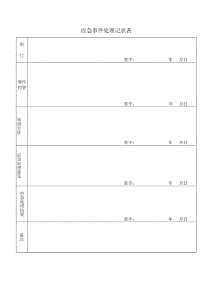应急事件处理记录表.docx