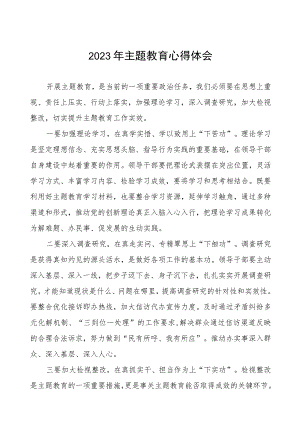 镇领导2023年主题教育心得体会(九篇).docx