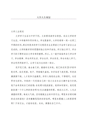 大学人生规划.docx