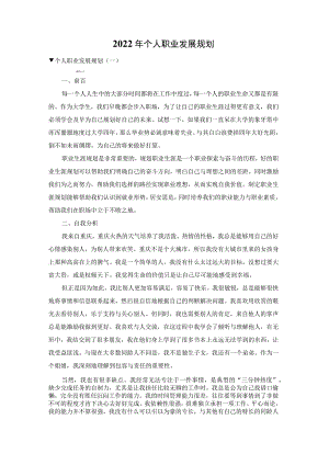 2022年个人职业发展规划.docx