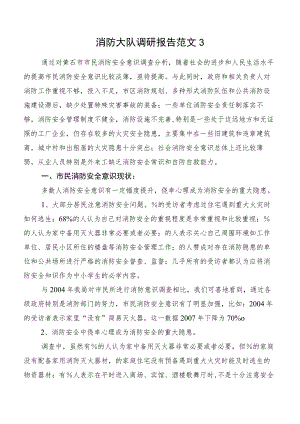 消防大队调研报告范文3.docx