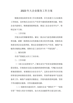 2023年大企业服务工作方案.docx