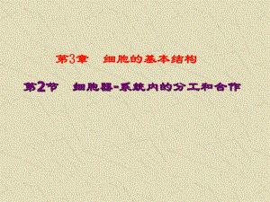 第3章细胞的基本结构名师编辑PPT课件.ppt