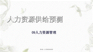 第4章人力资源供给预测课件.ppt