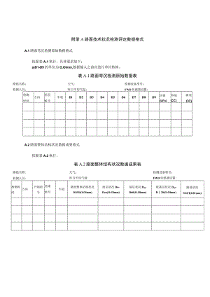 高速公路沥青路面技术状况检测评定数据格式.docx