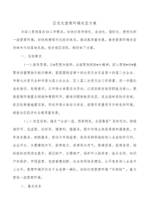 区优化营商环境攻坚方案.docx