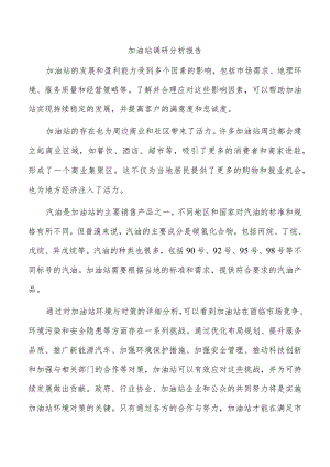 加油站调研分析报告.docx