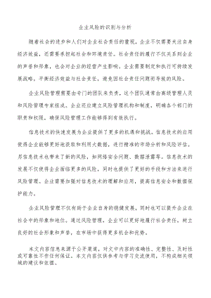 企业风险的识别与分析.docx