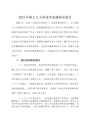 2023年镇人大主席述责述廉情况报告.docx