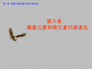 第6章微量元素和维生素代谢紊乱.ppt