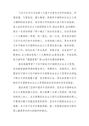 市委书记学习党的二十大报告心得体会.docx
