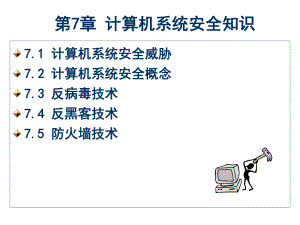 第7章计算机系统安全知识.ppt