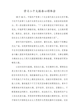 党员干部学习领悟二十大报告心得体会范文.docx
