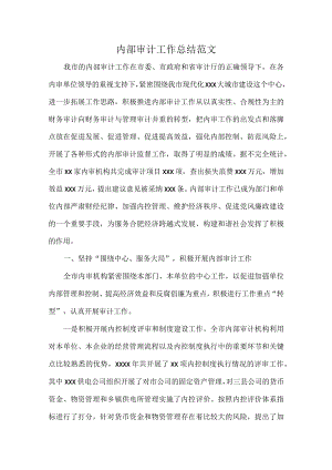 内部审计工作总结范文.docx