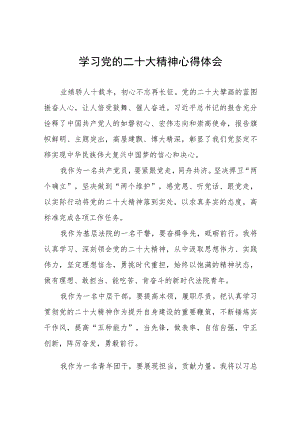 学习党的二十大精神精选范文七篇.docx