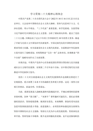 学习贯彻二十大精神心得体会08.docx