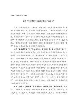《党的二十大报告》学习感悟.docx