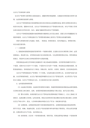 安全生产管理原理与原则.docx