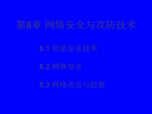 第8章网络安全与攻防技术.ppt