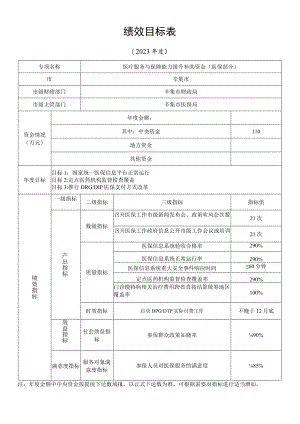 绩效目标表.docx