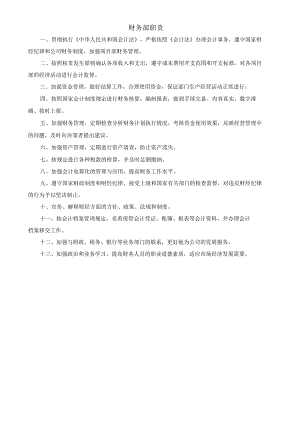 (XX公司企业)财务部职责.docx