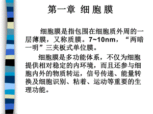 第一章细胞膜及物质运输.ppt