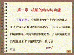 第一章核酸的结构与功能名师编辑PPT课件.ppt
