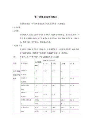 电子式电能表检修规程.docx