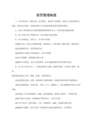 奖罚管理制度.docx