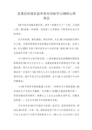 县委宣传部长赴外省市对标学习调研心得体会.docx