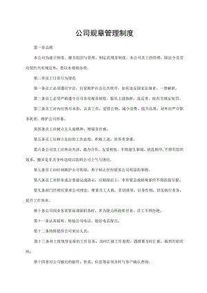公司规章管理制度.docx