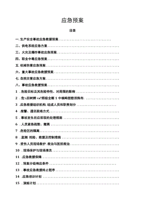 应急预案汇总.docx
