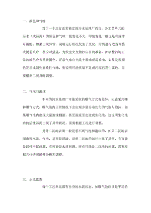 污水处理厂工艺管理人员日常巡检内容汇总.docx