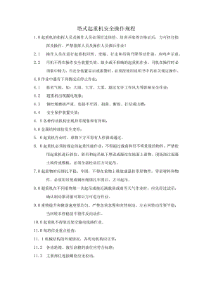 塔式起重机安全操作规程.docx