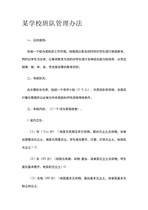 某学校班队管理办法.docx