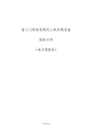 残疾人联合会年初预算专项支出项目招标文件.docx