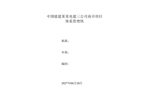 施工项目部DQ-002-2014体系管理网络.docx