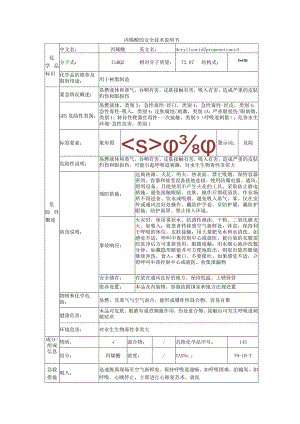 丙烯酸的安全技术说明书.docx