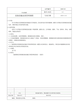 物业 设备设施巡查管理规程.docx