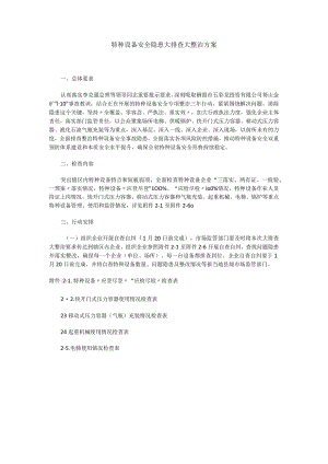 特种设备安全隐患大排查大整治方案.docx