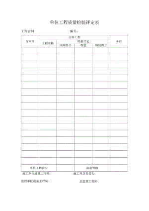 单位工程质量检验评定表.docx