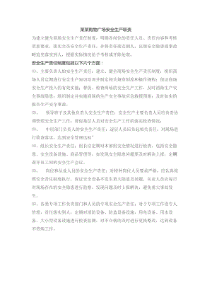 某某购物广场安全生产职责.docx