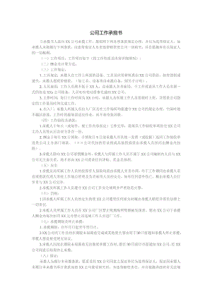 公司工作承揽书.docx