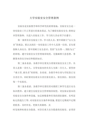 大学实验室安全管理条例.docx