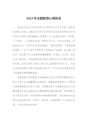 13篇村长2023年第二批主题教育的心得体会.docx
