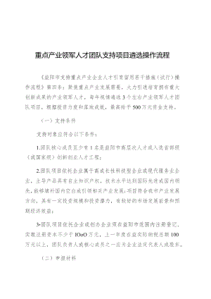重点产业领军人才团队支持项目遴选操作流程.docx