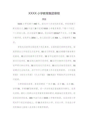 小学教育集团章程.docx