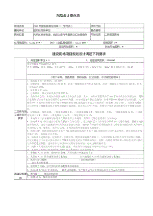 规划设计要点表.docx