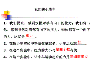 教科版小学科学《我们的小缆车》 .ppt